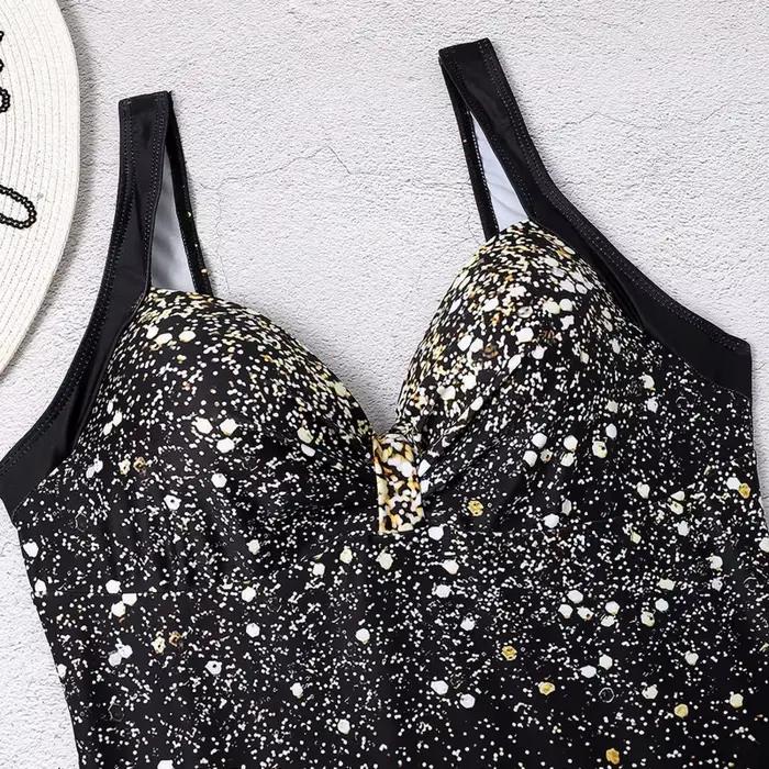 Été une pièce grands maillots de bain fermé grande taille