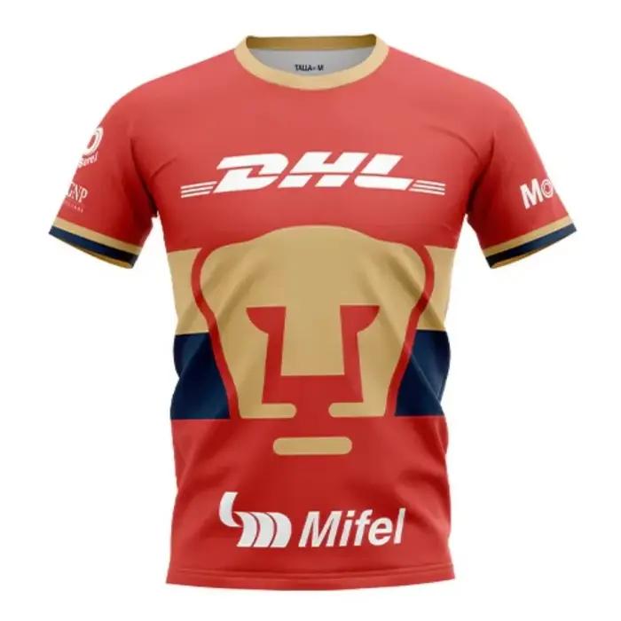 Maillot de Football Design tendance Unam domicile et extérieur 2025, vêtements pour hommes et femmes, t-shirts surdimensionnés respirants à séchage rapide