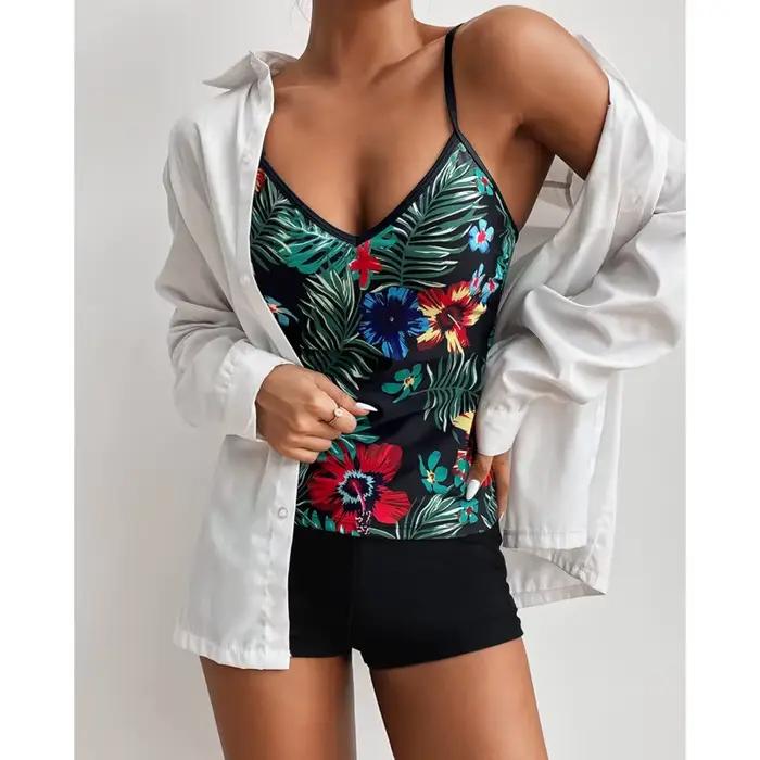 2026 grands maillots de bain grande taille Tankini ensembles maillot