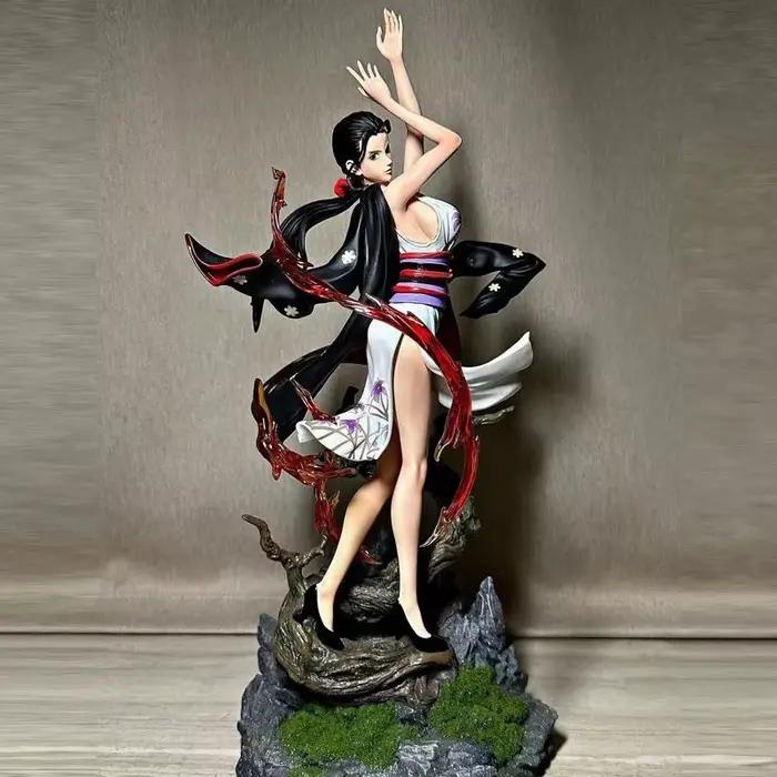 Figurine d'action Anime One Piece, figurine Robin, démon Robin, jouets en PVC, modèle de statue, jouets de collection, cadeaux, 38 cm/15 pouces