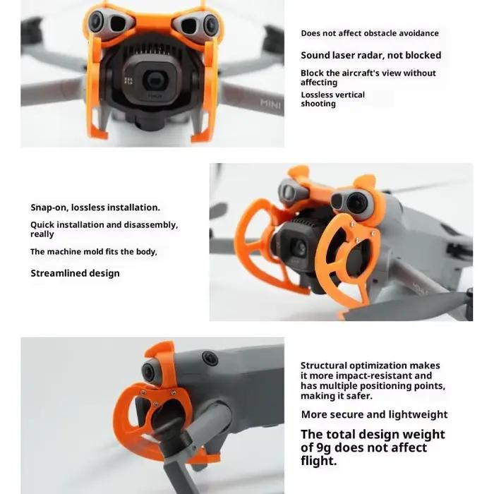 Accessoires de drone DJI Mini 5Pro, protection anti-collision ABS imprimée en 3D, protecteur de pare-chocs à cardan