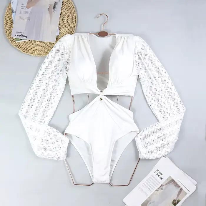 2024 maillot de bain manches longues Sport une pièce femmes