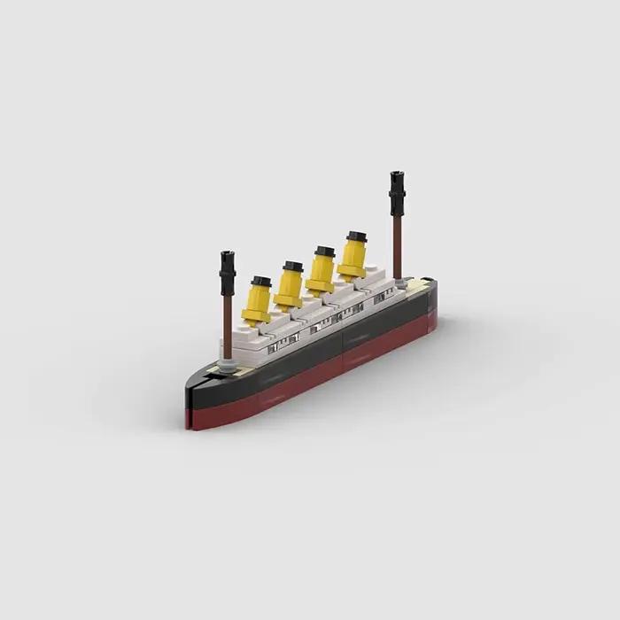 MOC Titanic – blocs de Construction de modèle de bateau de croisière, ensemble de briques, Kit de bateau, ensembles de Construction, jouets à assembler pour enfants, jouets de décoration