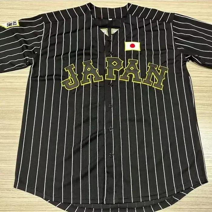 OHTANI-Maillot de baseball surdimensionné, Économie High Street, Japon 16, Extérieur, Broderie Sportive, Couture, Strihear, Hip Hop, Grill