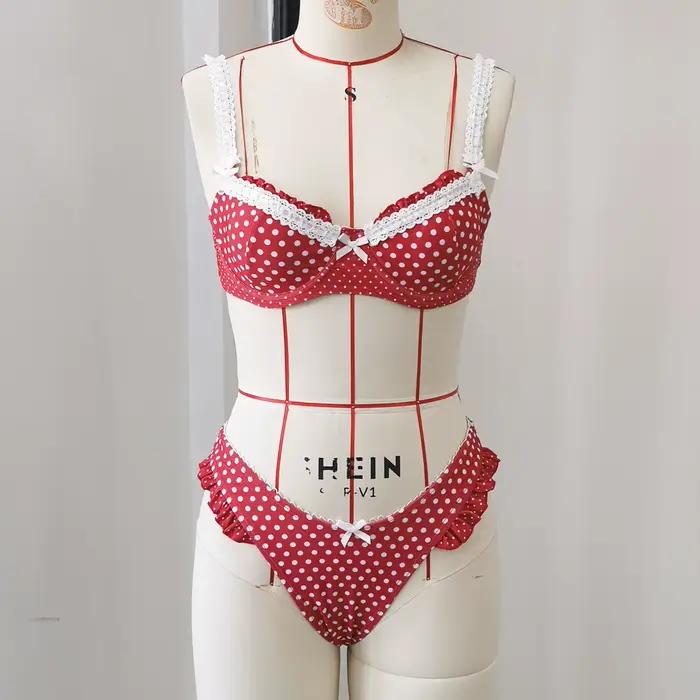 Mode à volants Bikini femmes taille basse Slipt maillot de bain dame Sexy Push Up Biquini maillots