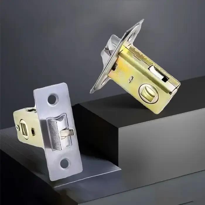 Pêne dormant de porte intérieure sans clé, cylindre tubulaire de porte à mortaise, accessoires universels, spécifications multiples disponibles