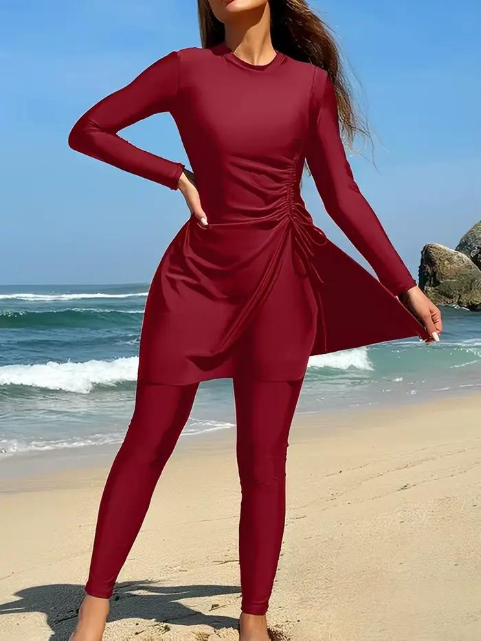 Maillot de bain à manches longues pour femme 2026
