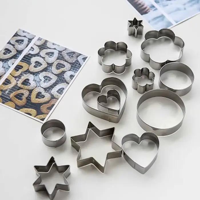 Emporte-pièces pour biscuits, œufs frits, gâteaux, outils de pâtisserie, moules à fondant, moules à biscuits, outils de cuisson, emporte-pièces pour gâteaux