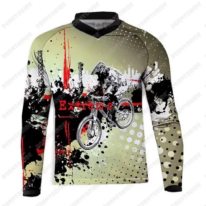 T-shirt de Moto XC, maillot de Moto XC, maillot de Moto XC BMX DH vtt, vêtements d'été