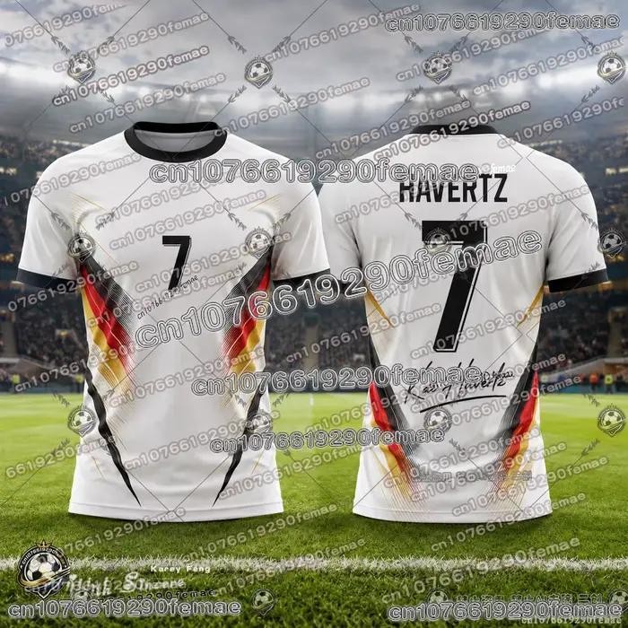 Maillot de l'équipe de football allemande 2026 édition spéciale – T-shirt de football décontracté pour l'entraînement en extérieur, respirant et confortable pour enfants et adultes