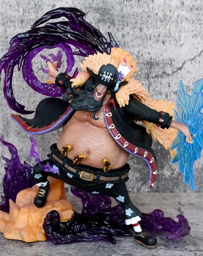 Anime ONE PIECE Pirates de Blackbeard Marshall D. Teach Version Bataille Figurine d'action en PVC GK, collection de statues, modèle de jouet pour enfants, cadeau