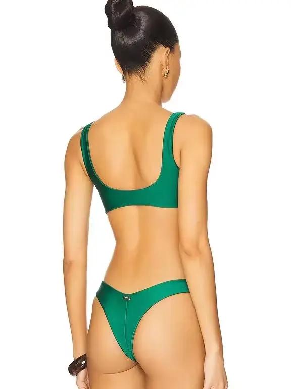 Maillot de bain rétro en métal décoré pour femme