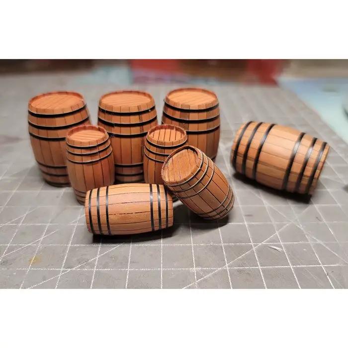 Kit de fût de construction en bois, version formage, modèle de baril de vin, soleil, 3 tailles au choix