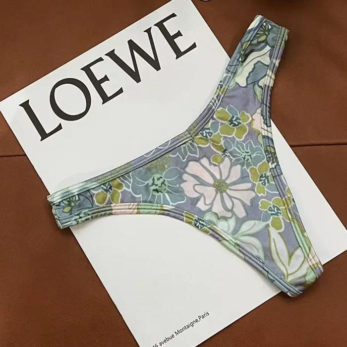 Maillot de bain à motif floral pour fille