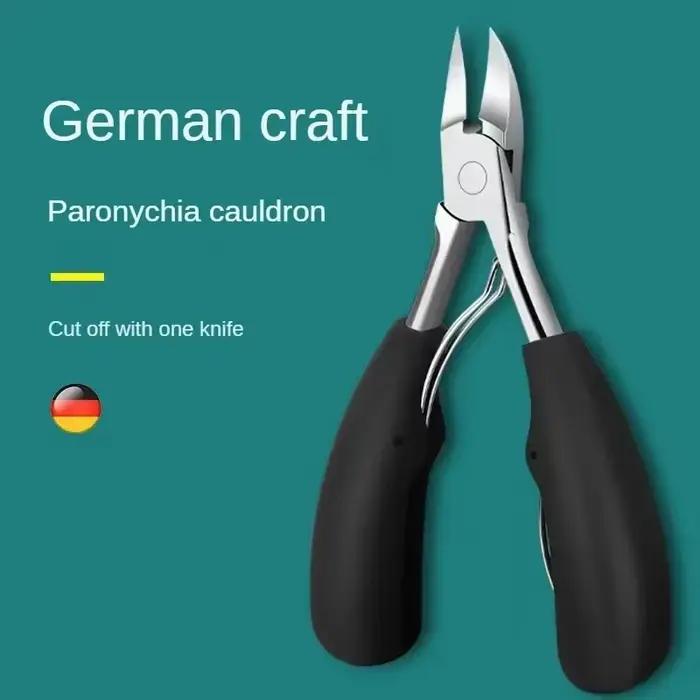 Coupe-ongles professionnel pour orteils, outil pour ongles incarnés, épais, peau morte, dissolvant de saleté, lame incurvée Super tranchante, outils pour ongles
