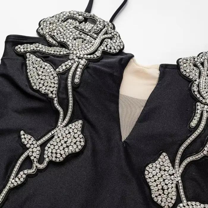 Maillot de bain une pièce sexy à motif floral et jupe