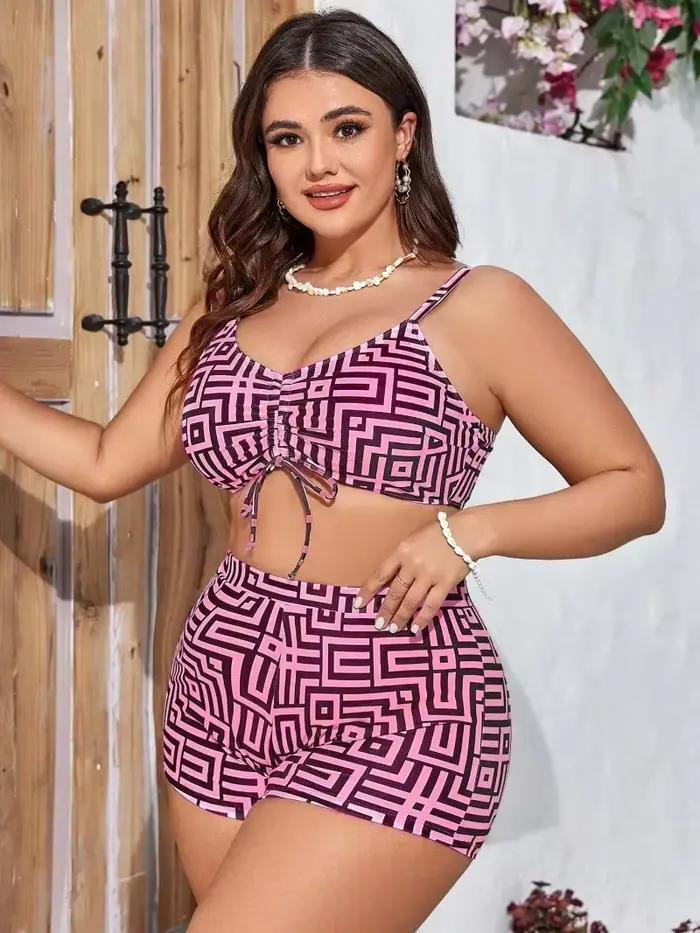 Nouveau Tankini Grande Taille pour Femmes