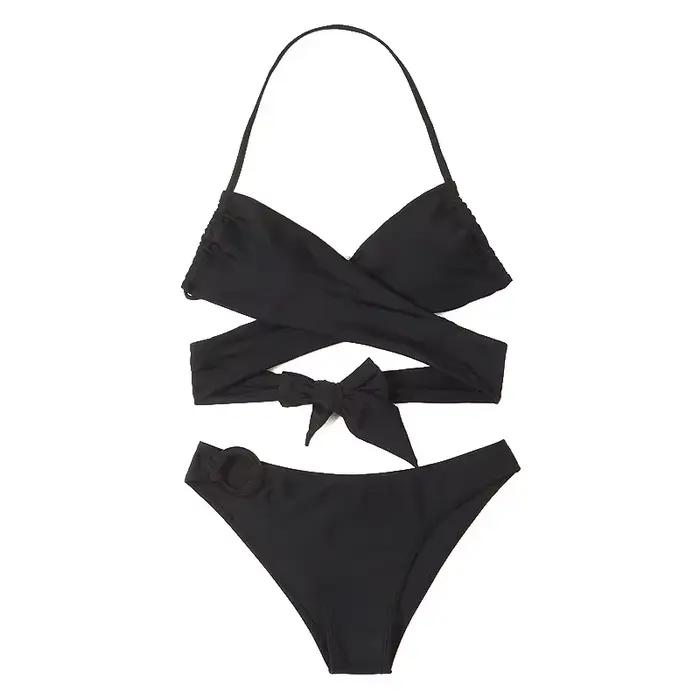 Maillot de bain deux pièces noir