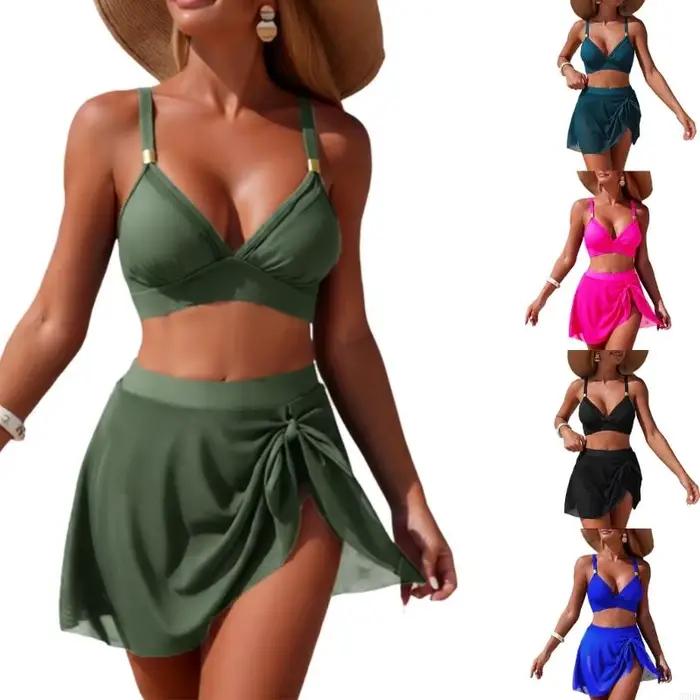 Maillot bain élégant, taille haute