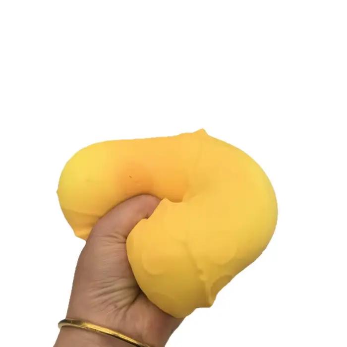 Cube de fromage surdimensionné de 11 cm pour le pressage et le soulagement du stress, fromage géant