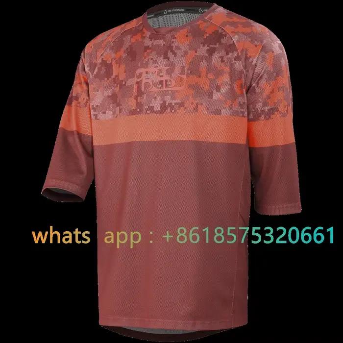 Cycling Jersey Custom Pro Team Motorcycle Mtb Jersey Atv Bmx Dirt Wear Enduro Bike Motocross Jersey Breathable Downhill Shirt
