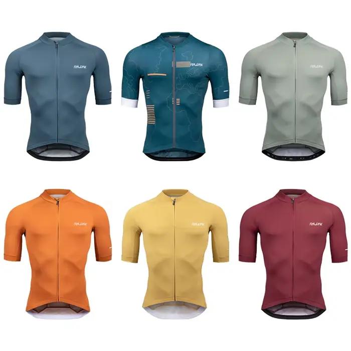 Nouveau 2023 Raudax maillot de cyclisme 12 couleurs cyclisme course hauts à manches courtes maillot de vélo chemises de cyclisme sur route maillots de vélo d'été