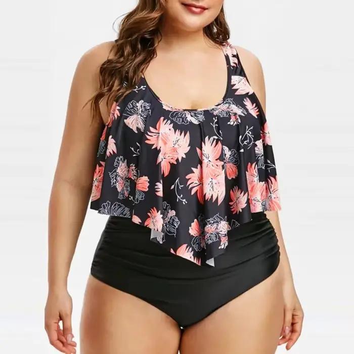 Été femmes grande taille Sexy imprimé maillot de bain brésilien maillots