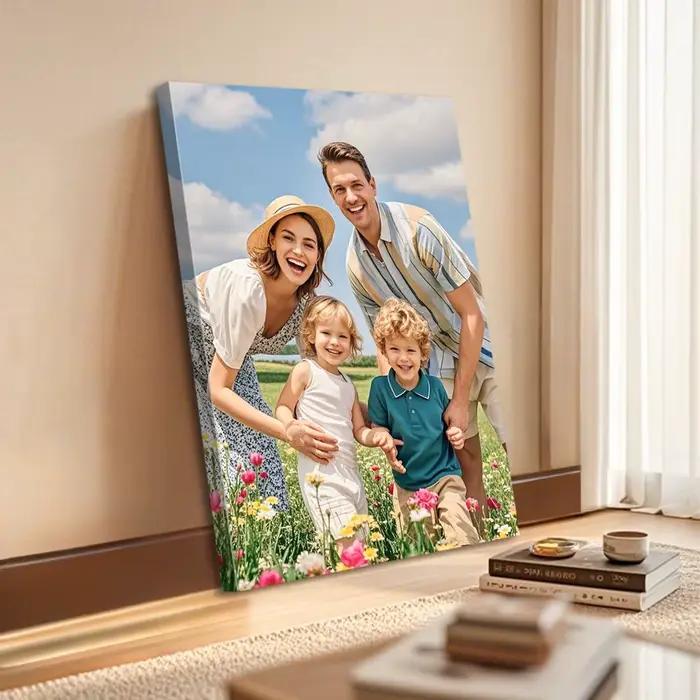 Affiche suspendue personnalisée, affiche personnalisée de grande taille avec cadre de bricolage (ou non), affiche en toile Photo personnalisée, affiche personnalisée de toutes tailles, 1 pièce