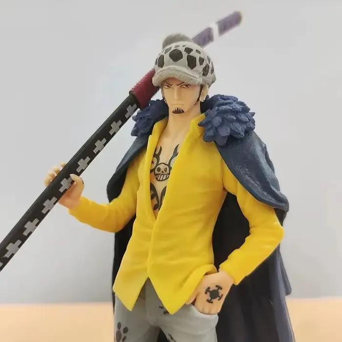 Figurine Anime One Piece Luffy Law de 16 cm, figurine PVC en position debout, modèle PVC, jouet de collection, cadeau pour enfants