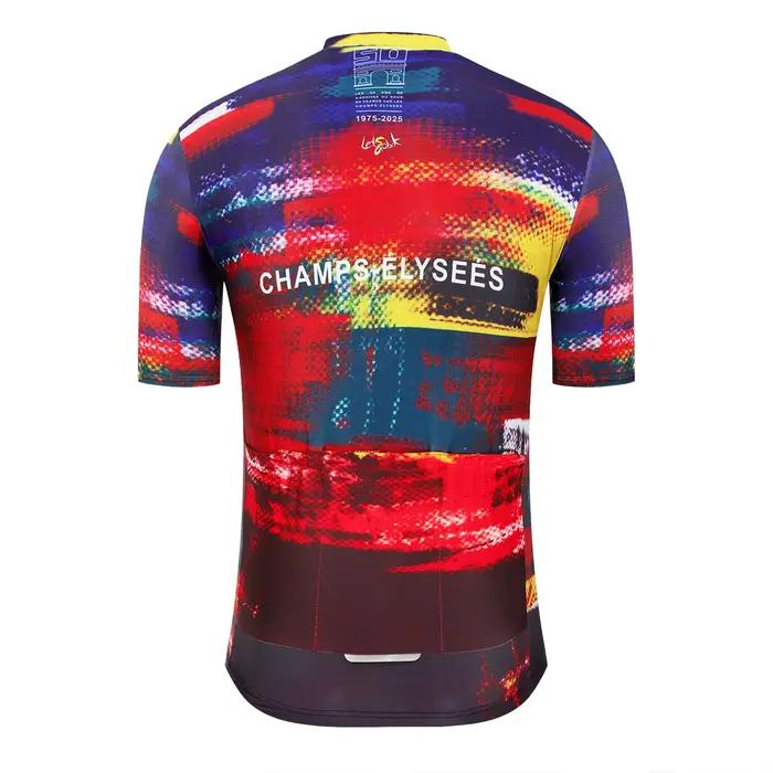 Maillot de cyclisme homme RAUDAX, respirant, à manches courtes, pour la course, le vélo de route, le sport en plein air, Camisetas De Hombre