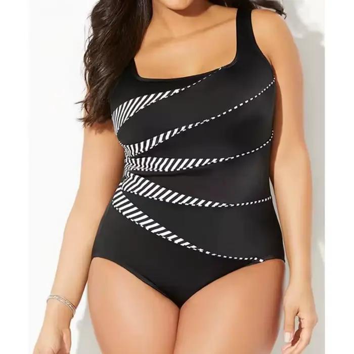 Sexy 5XL grande taille fermé maillots de bain 2026 Push Up body femmes