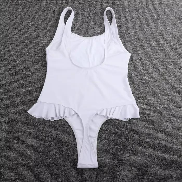 Maillot de bain une pièce à volants VigoCasey pour femmes, maillot de bain sexy, haut de bikini, maillot de bain rétro, maillot de bain tendance 2025, maillot de bain pour les vacances, maillot de bain pour les femmes