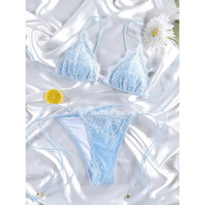 Rinabe Bikini noir patchwork