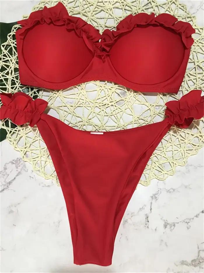 Maillot de bain sexy imprimé animal léopard