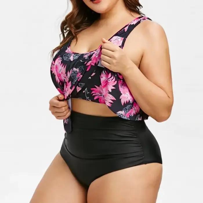 Été femmes grande taille Sexy imprimé maillot de bain brésilien maillots