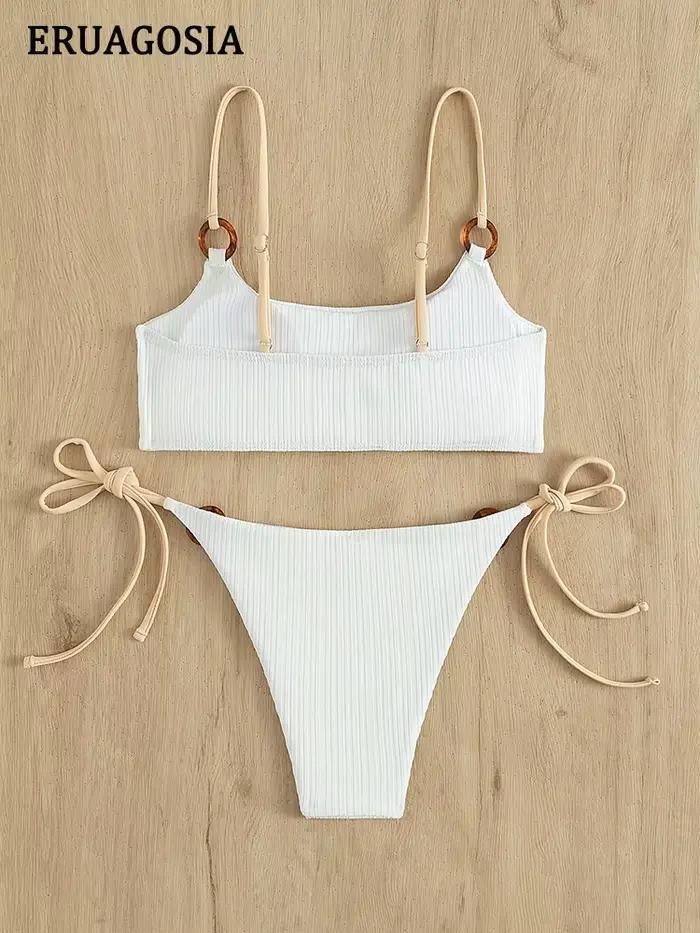 Bikini côtelé sexy pour femmes