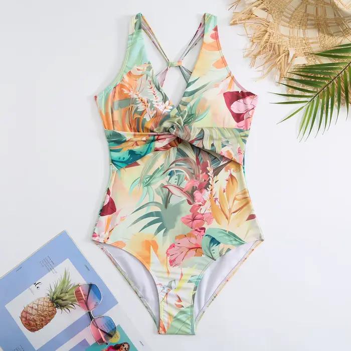 Femmes une pièce maillot de bain vacances femme