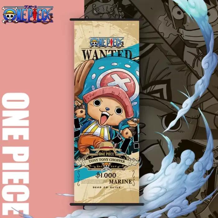Affiche One Piece Luffy Chopper Usopp, nouveau cadeau créatif et personnalisé de haute valeur pour la décoration du salon et de la chambre à coucher