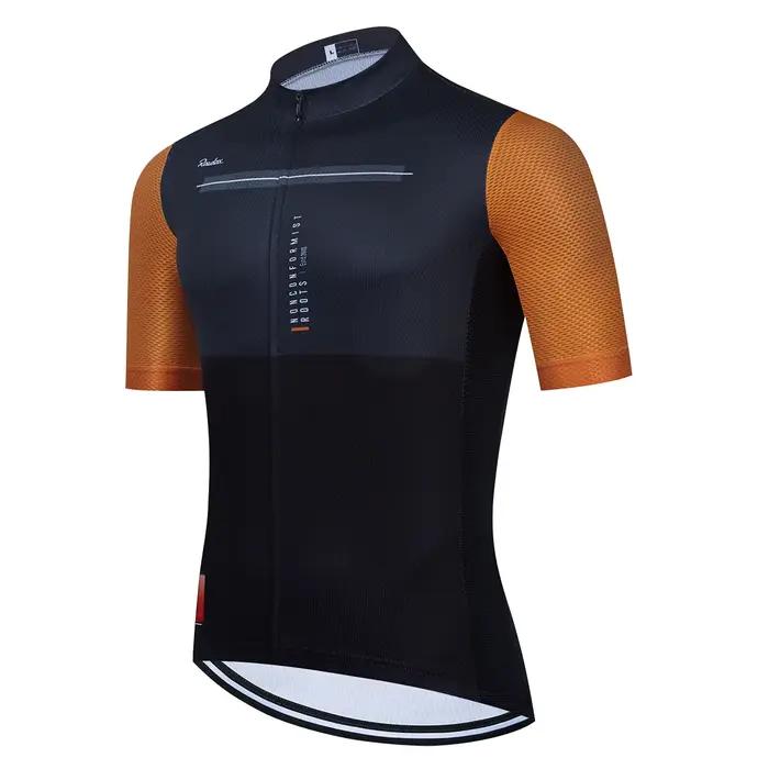 Raudax-Maillot de cyclisme à manches courtes pour homme, vêtements de course, VTT, été, 2022