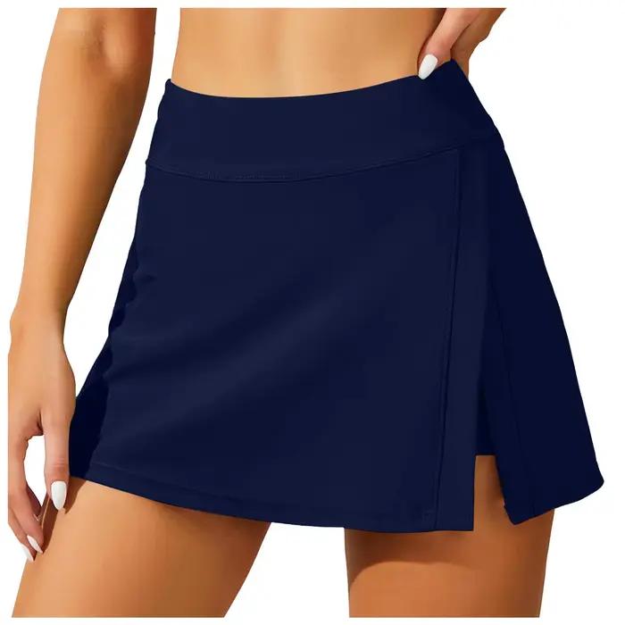 Jupe de bain taille haute pour femme