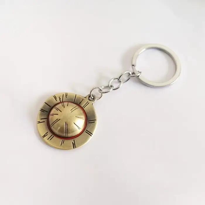 Porte-clés créatif One Piece Luffy Portgas D. Ace, accessoire d'animation, pendentif décoratif pour sac à dos, vente en gros