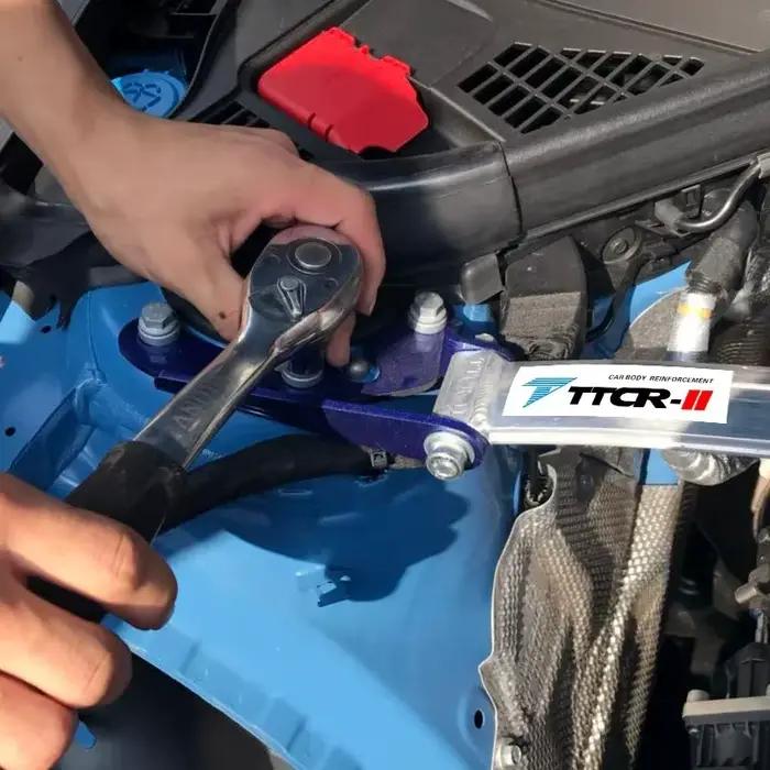 Barre de support de tour supérieure avant, barre de moteur de voiture, barre stabilisatrice de tour supérieure avant pour BMW série 1 3 F20 F21 F30 2017 2018 2019
