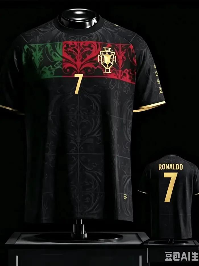 Nouveau maillot/t-shirt commémoratif Cristiano Ronaldo 2026 — Tops sportifs et décontractés pour hommes et femmes de l'équipe du Portugal