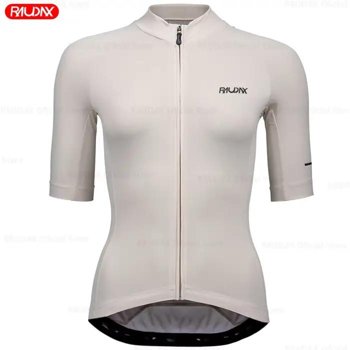Maillot de cyclisme Raudax 11 couleurs – Hauts de course cycliste à manches courtes – Vêtements de cycliste – Maillot pour femme – Tenue de vélo 2026