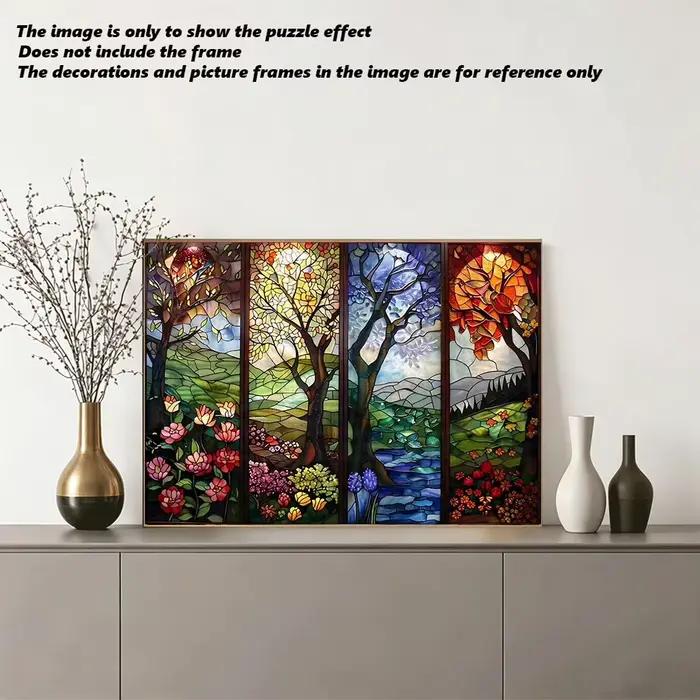 Un puzzle de haute qualité de 500/1000 pièces, parfait pour les adultes, est un jeu familial amusant qui aide à soulager le stress et est idéal pour les anniversaires.