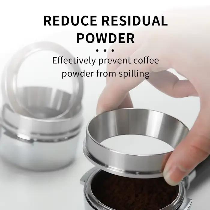 Anneau de Dosage de Café Expresso en Acier Inoxydable 58.35, Porte-Filtre de Remplacement, 51mm 53mm 54mm 58mm 58.5mm 304mm