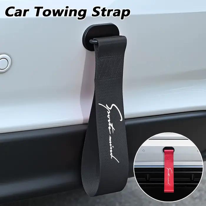 Sangle de remorquage décorative pour voiture, adaptée aux pare-chocs avant ou arrière, sangle de remorquage décorative de course
