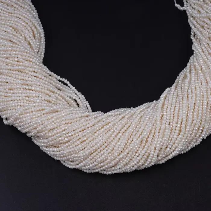 Perles d'Eau Douce Blanches en Forme de Pomme de Terre, 1.8-2mm, A/AA/AAA, Vente en Gros