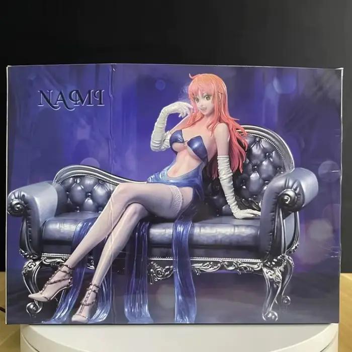 Figurine d'Anime One Piece Montemar Nami Robin GK Thug Series Sexy PVC Action Figurine Statue de Canapé En Stock Cadeau pour les Fans d'Anime