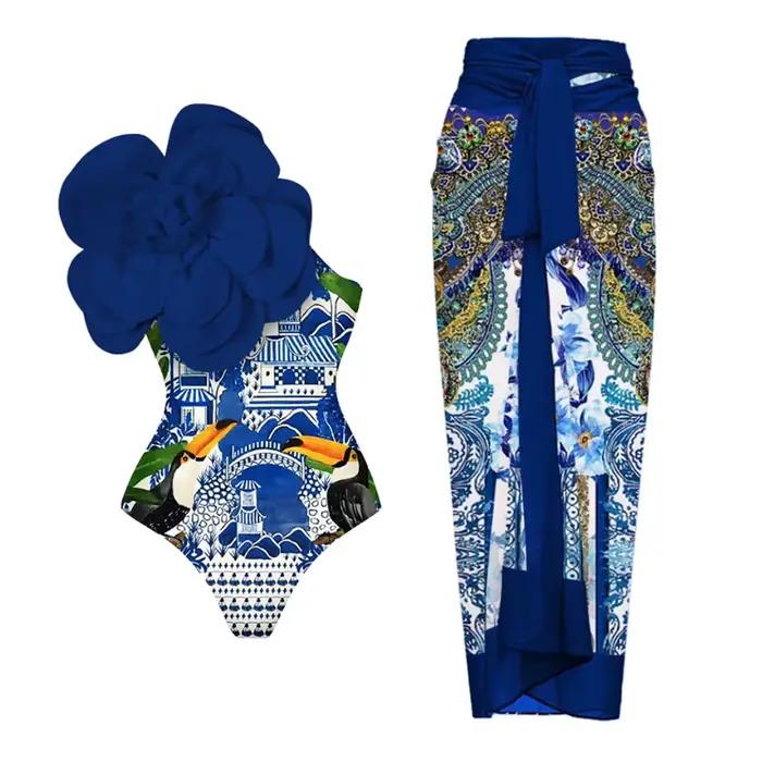 Nouveau Maillot de Bain Une Pièce Luxe Femme 2026 – Monokini Bodysuit avec Ceinture pour la Plage – Tenue d'Été